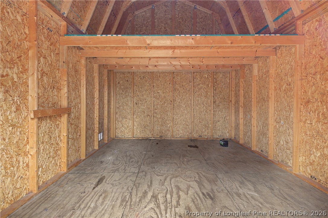 212 Finch Road Fayetteville, NC 28306 - Photo 50 of 50 Interior shed, loft above for storage.