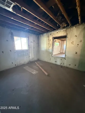 a view of empty room