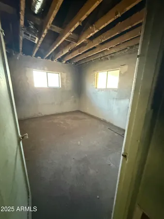 a view of an empty room