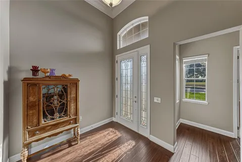 a view of livingroom with furniture and wooden floor