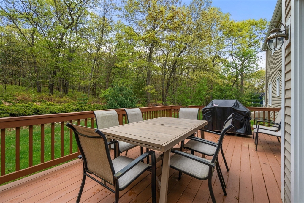11 Black Elk Road Sharon, MA 02067 - Photo 26 of 28 a view of a patio with a table and chairs