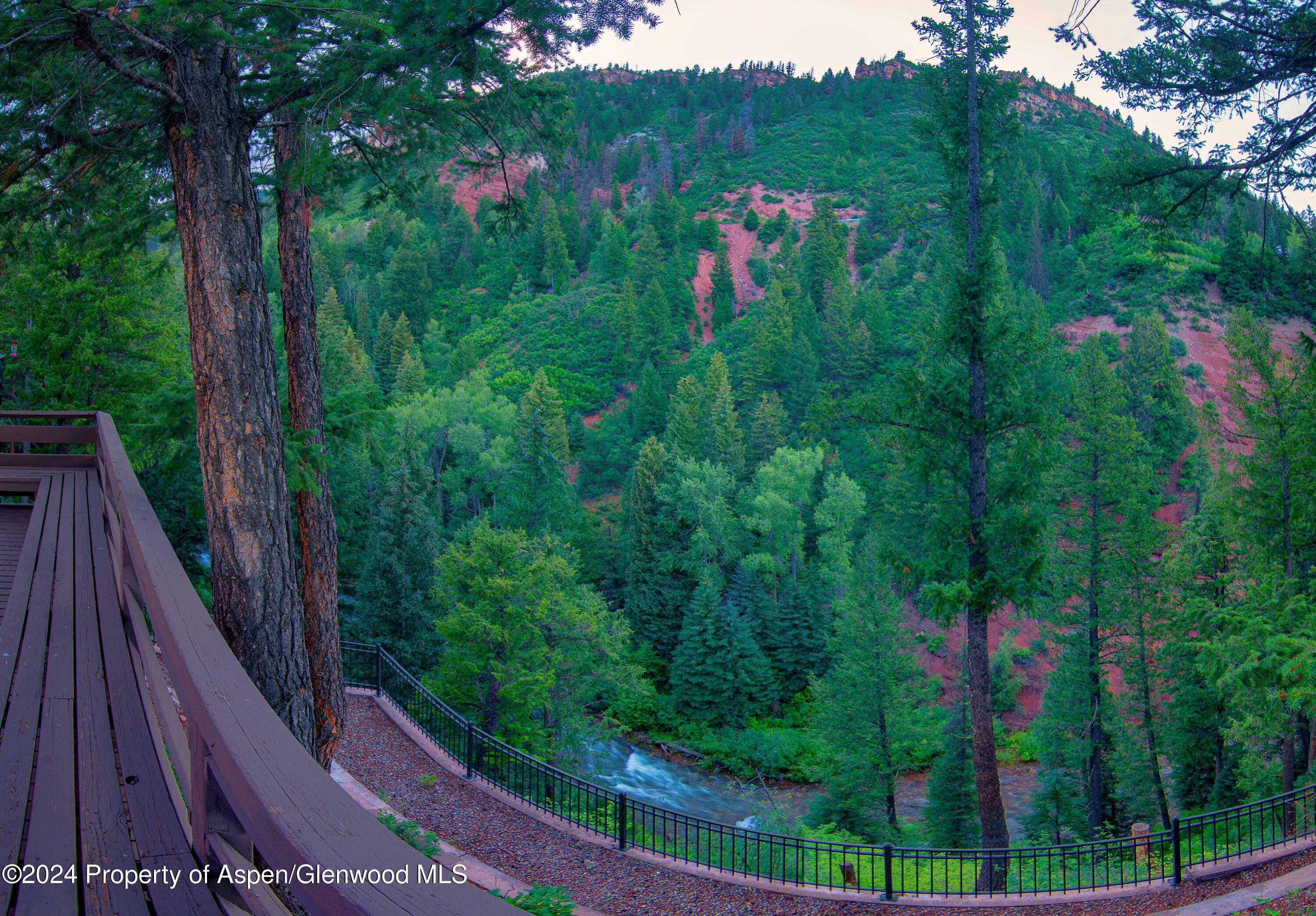 1501 Maroon Creek Road, Unit 6 Aspen, CO 81611 - Photo 33 of 48 a view of a backyard