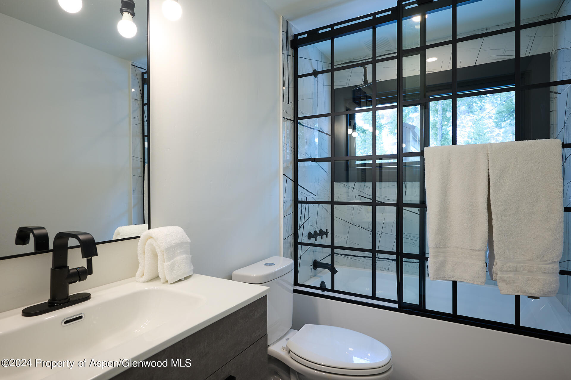 1501 Maroon Creek Road, Unit 6 Aspen, CO 81611 - Photo 6 of 48 a bathroom with a sink toilet and shower
