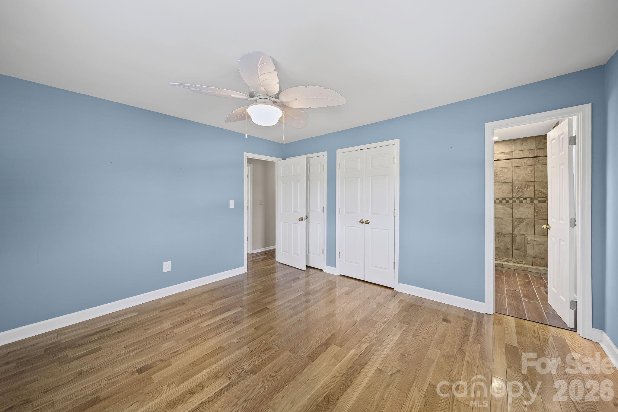 1090 Davids Chapel Church Road Vale, NC 28168 - Photo 29 of 35 a view of an empty room with wooden floor and a window