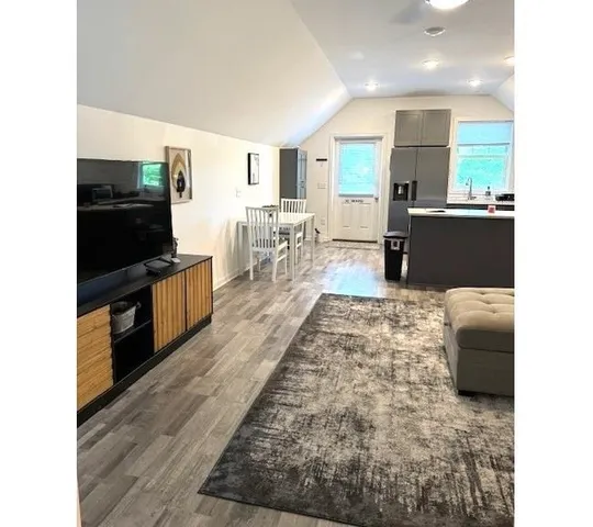 a view of city and mountain