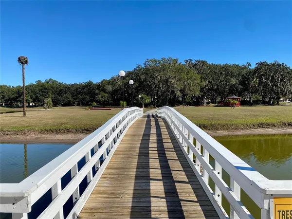 a view of a lake with outdoor space