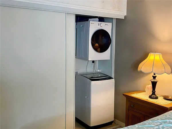 a room with storage and utility
