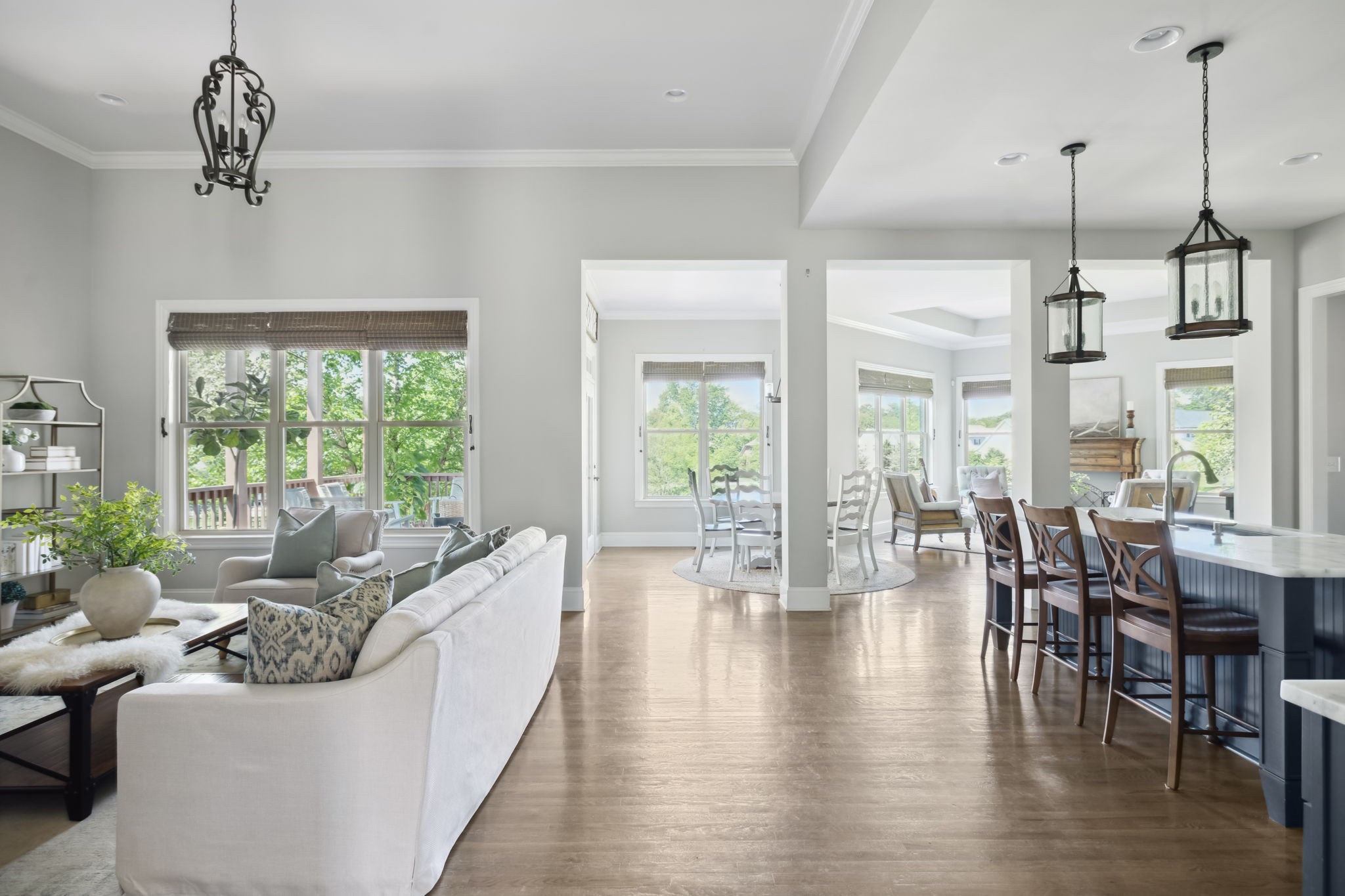 4136 Banner Square Lane Arrington, TN 37014 - Photo 11 of 71 a living room with furniture large window and wooden floor