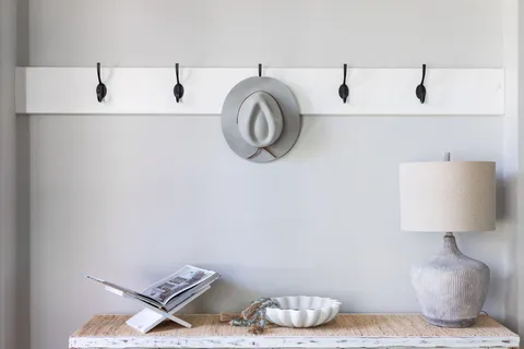 a view of a lake with a big yard