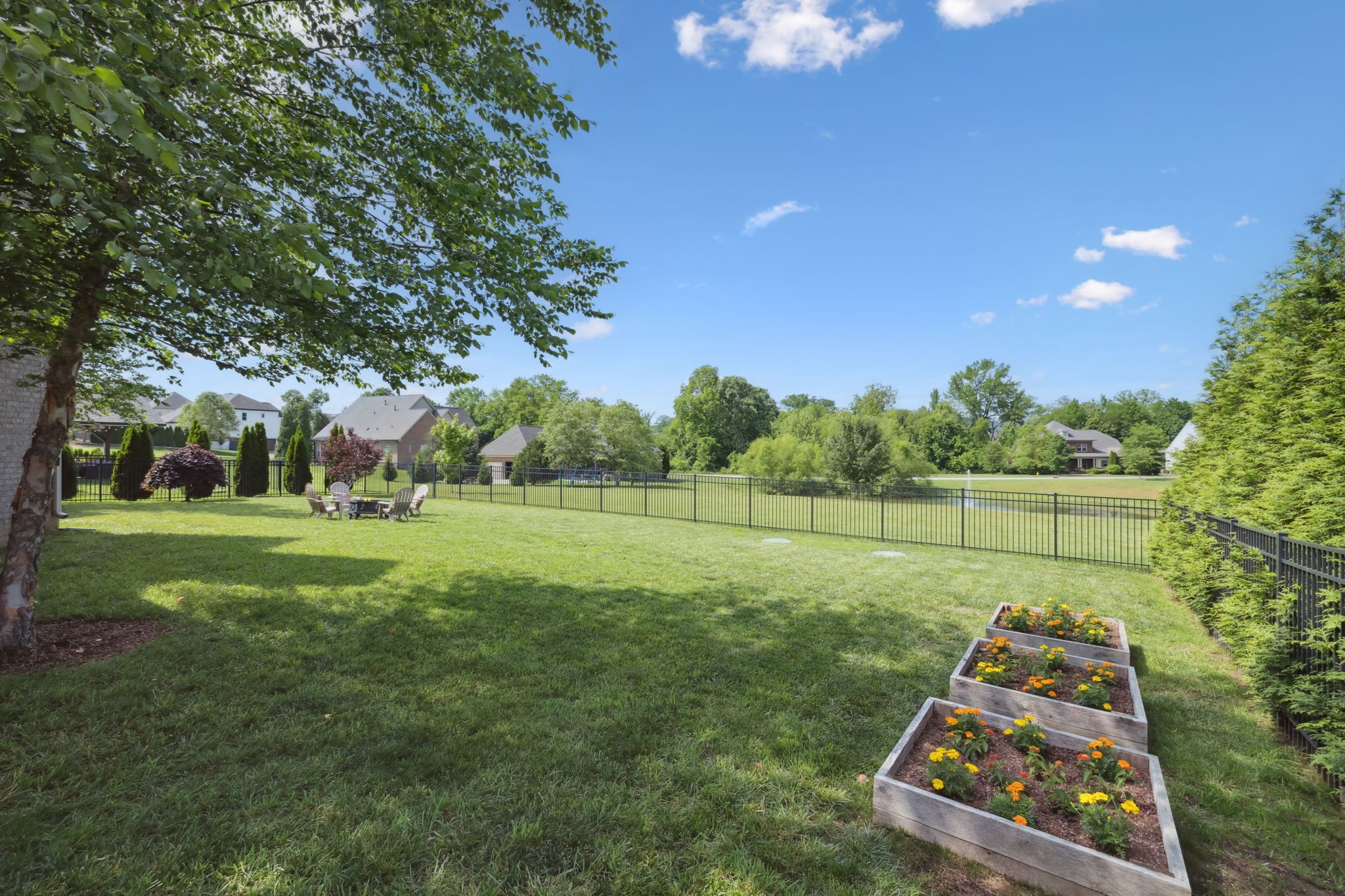 4136 Banner Square Lane Arrington, TN 37014 - Photo 57 of 71 a backyard of a house with lots of green space
