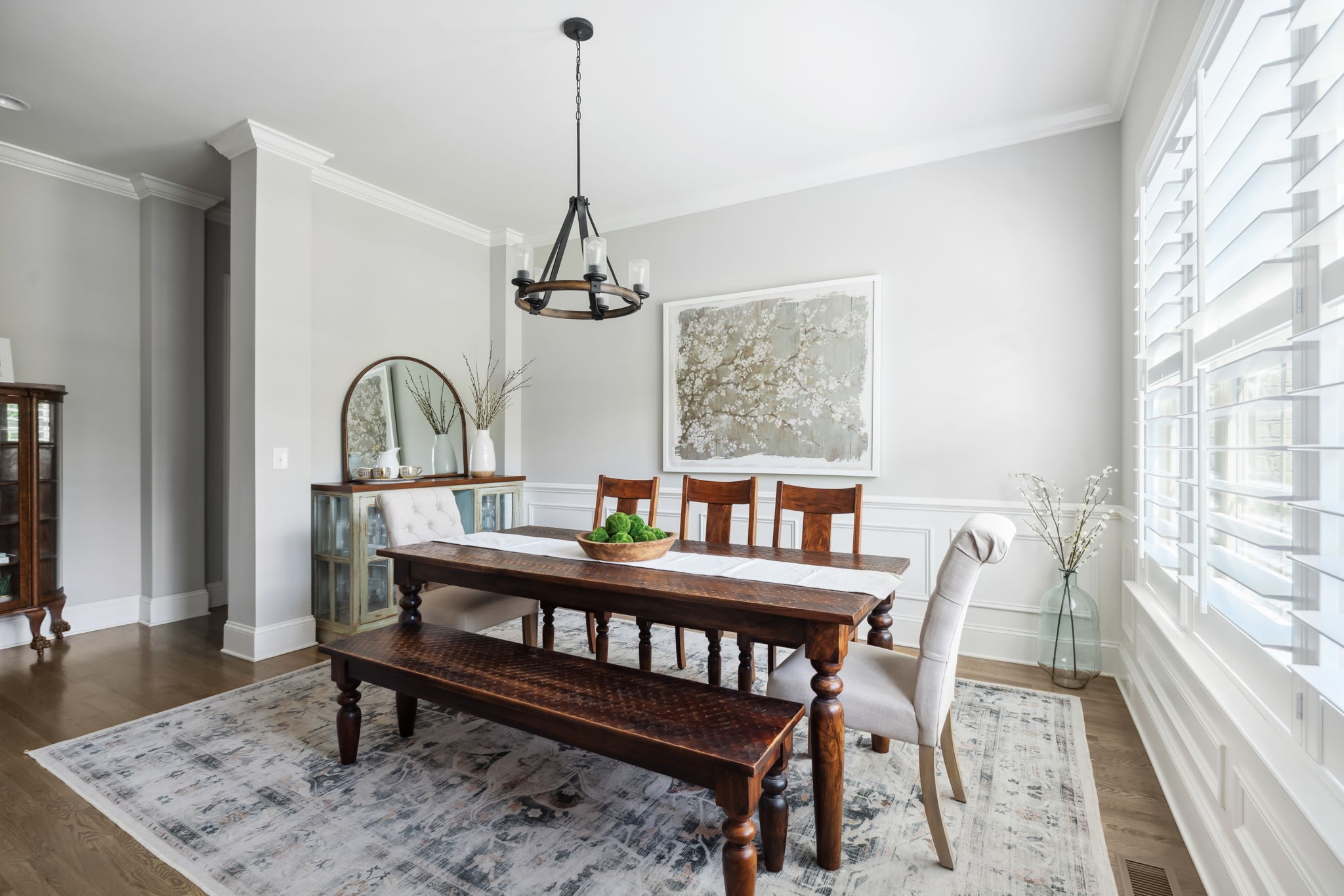 4136 Banner Square Lane Arrington, TN 37014 - Photo 9 of 71 a view of a dining room with furniture window and wooden floor