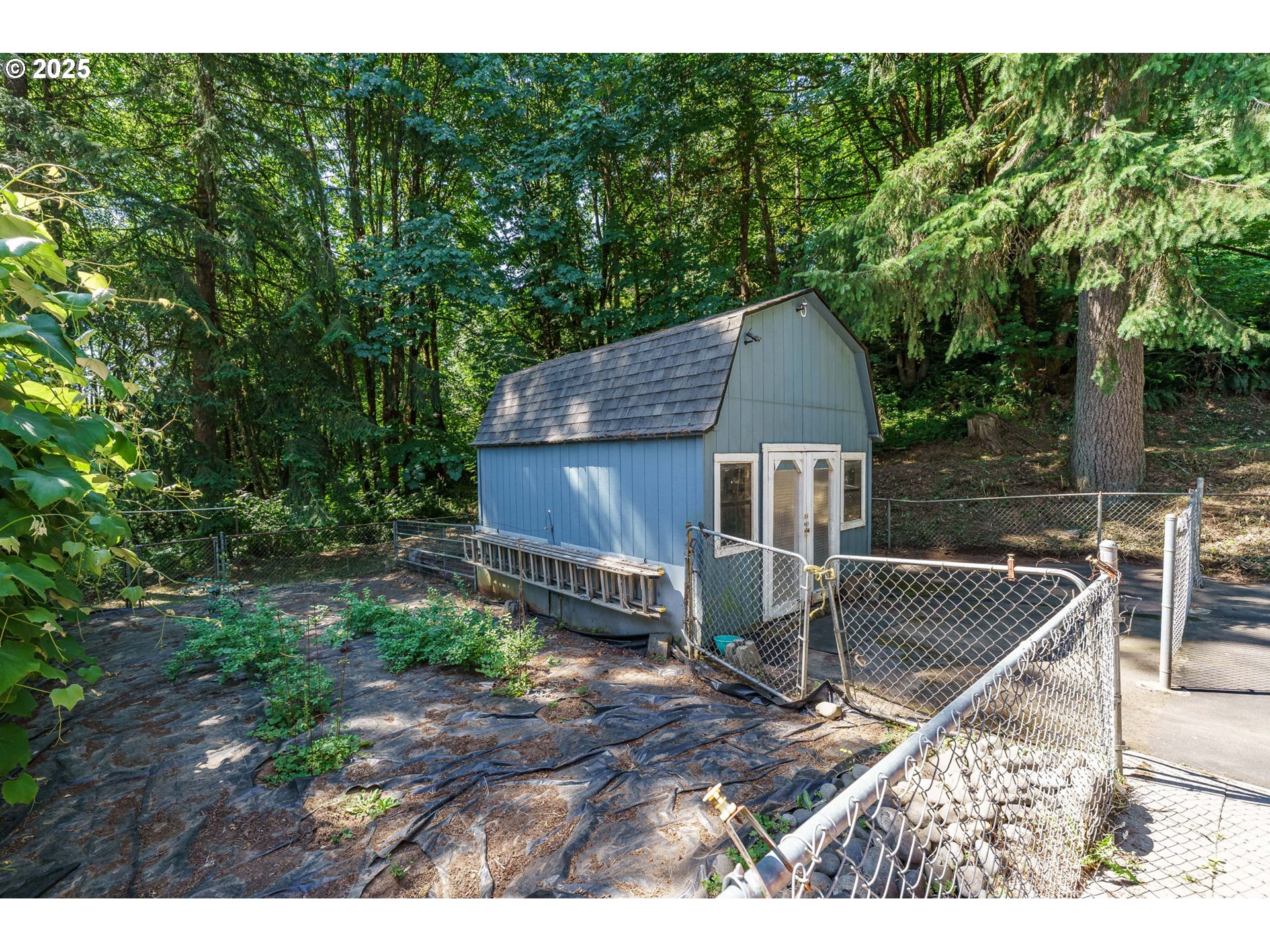 71682 Neer City Road Rainier, OR 97048 - Photo 35 of 48 a view of backyard with roof deck and sink