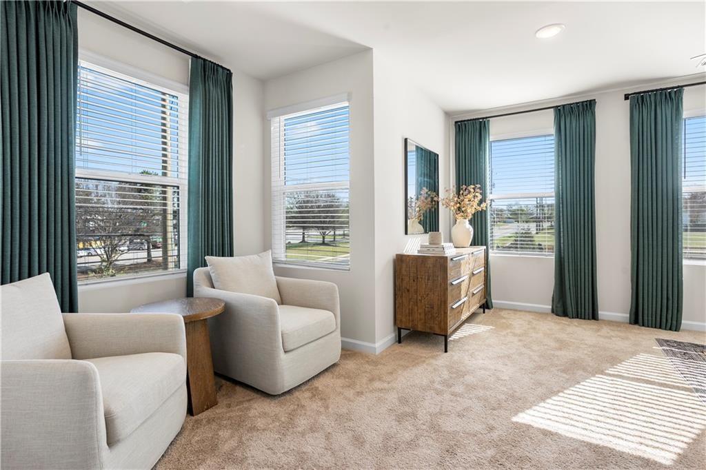 5299 Magnolia Grove Way, Unit 182 Gainesville, GA 30504 - Photo 53 of 79 a living room with furniture and a large window
