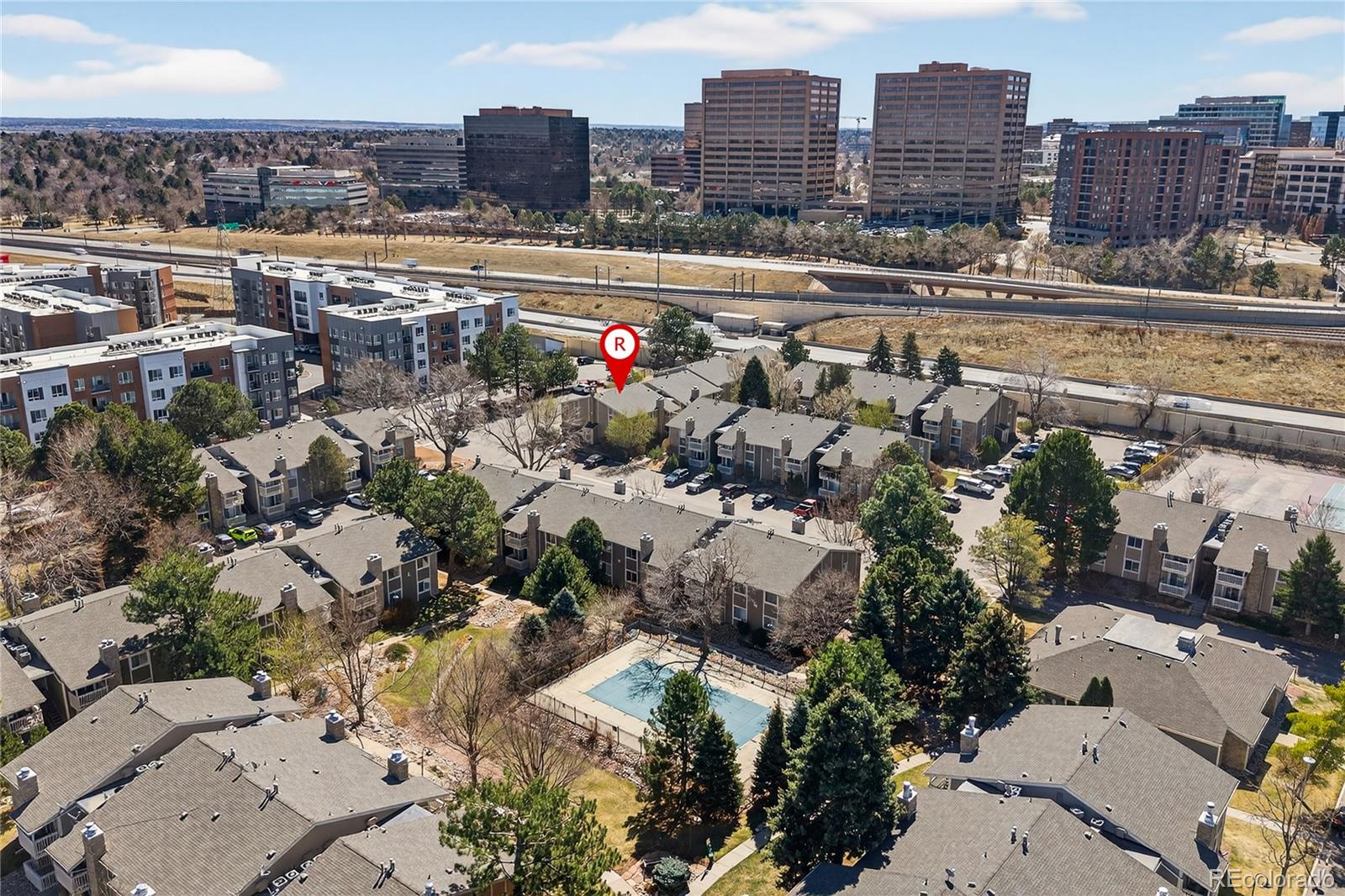 4400 South Quebec Street, Unit 101P Denver, CO 80237 - Photo 23 of 26 an aerial view of a city