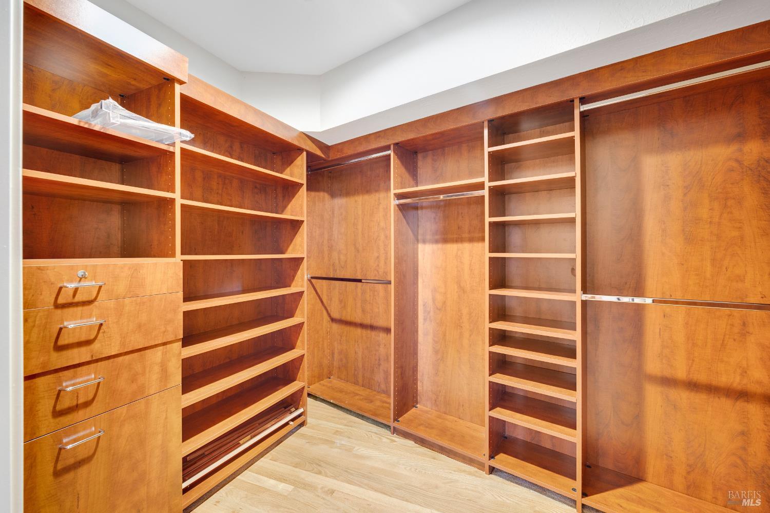 101 Garner Drive Novato, CA 94947 - Photo 16 of 34 a view of walk in closet with empty racks