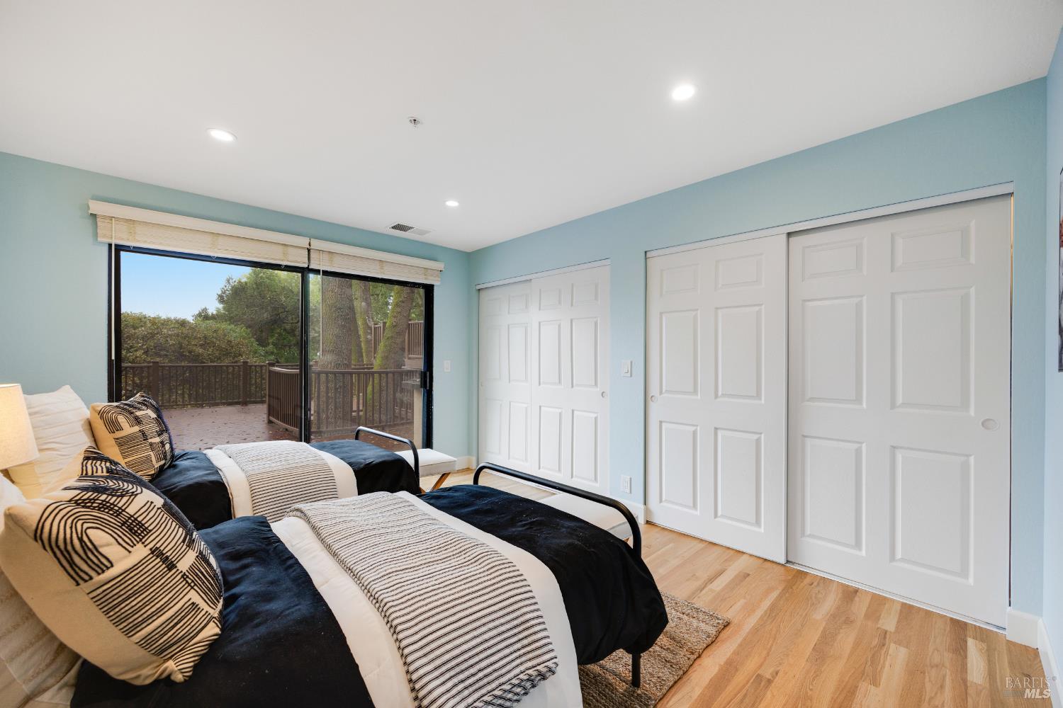 101 Garner Drive Novato, CA 94947 - Photo 25 of 34 a bedroom with two beds and a large window