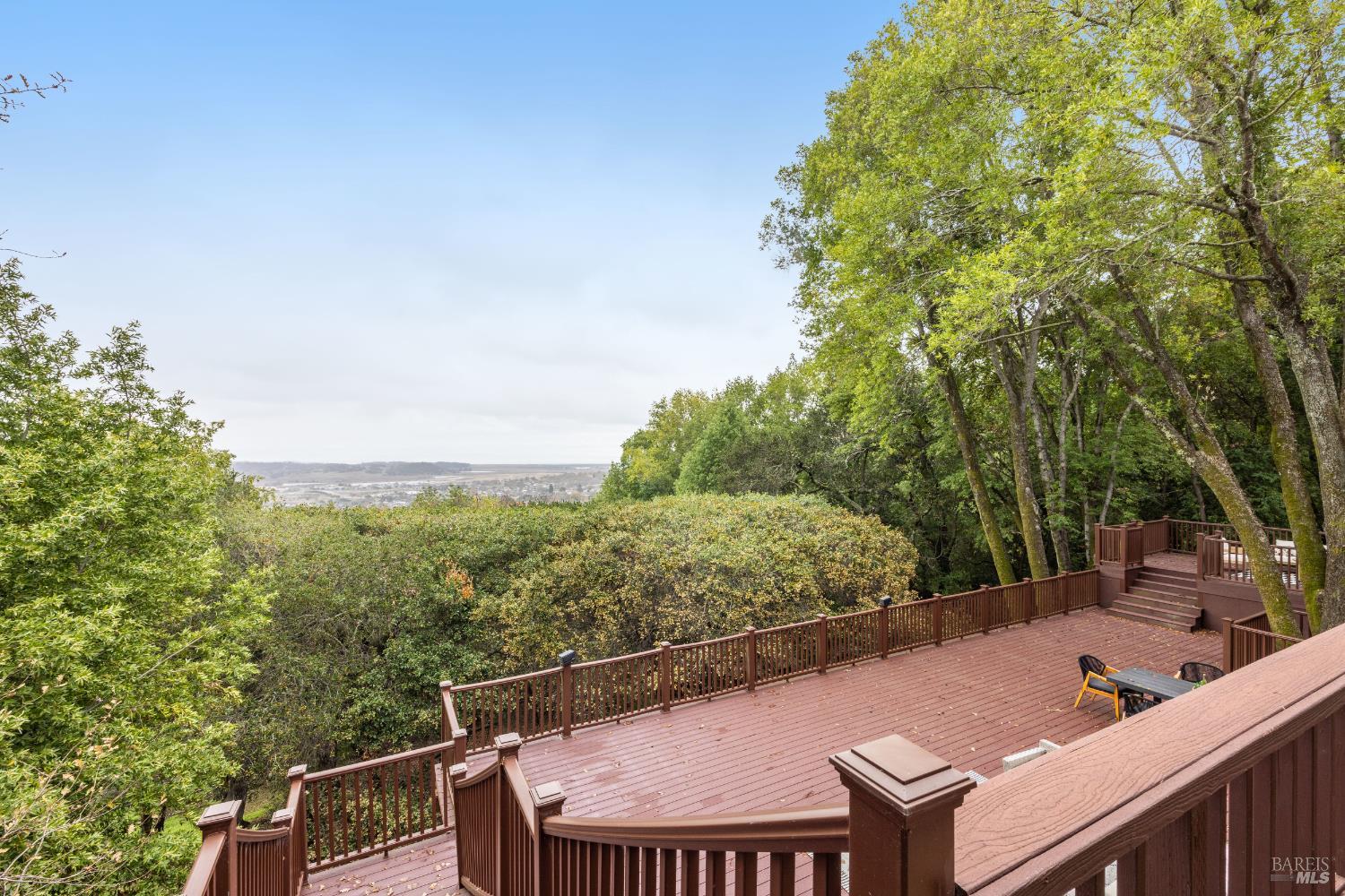 101 Garner Drive Novato, CA 94947 - Photo 30 of 34 a view of a balcony with two chairs and a table