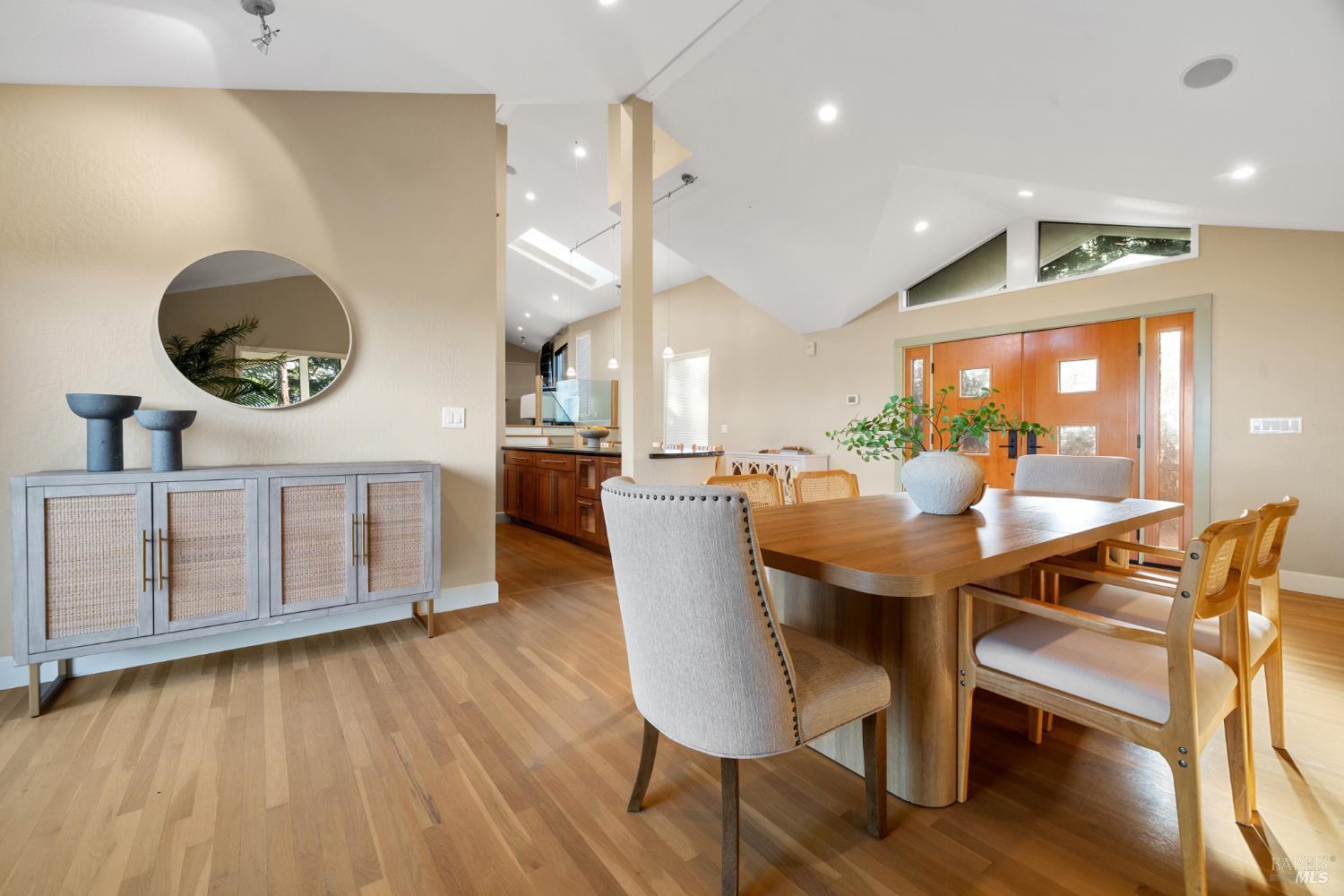 101 Garner Drive Novato, CA 94947 - Photo 3 of 34 a dining room with furniture and wooden floor