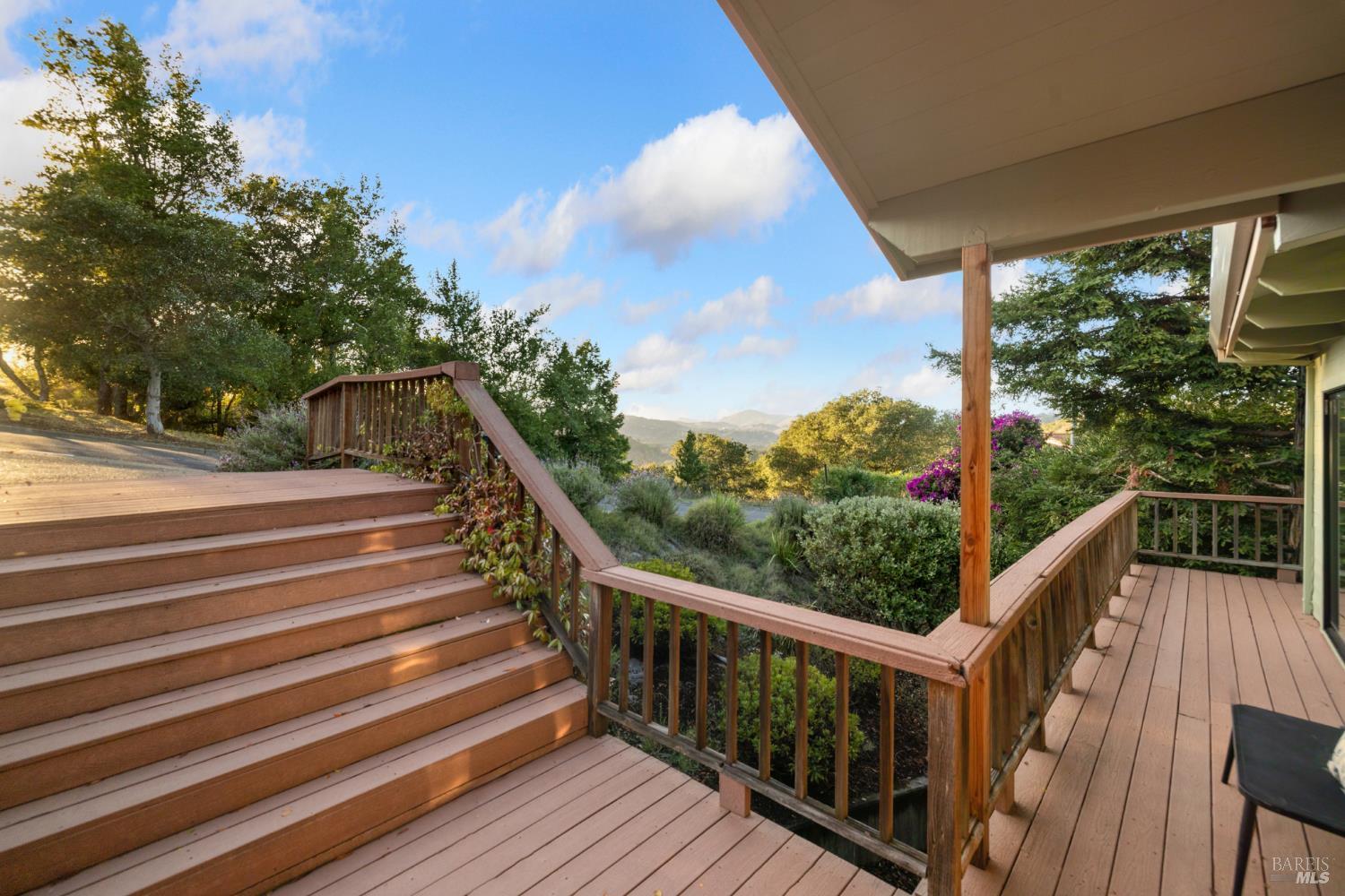 101 Garner Drive Novato, CA 94947 - Photo 33 of 34 a view of a balcony with wooden floor