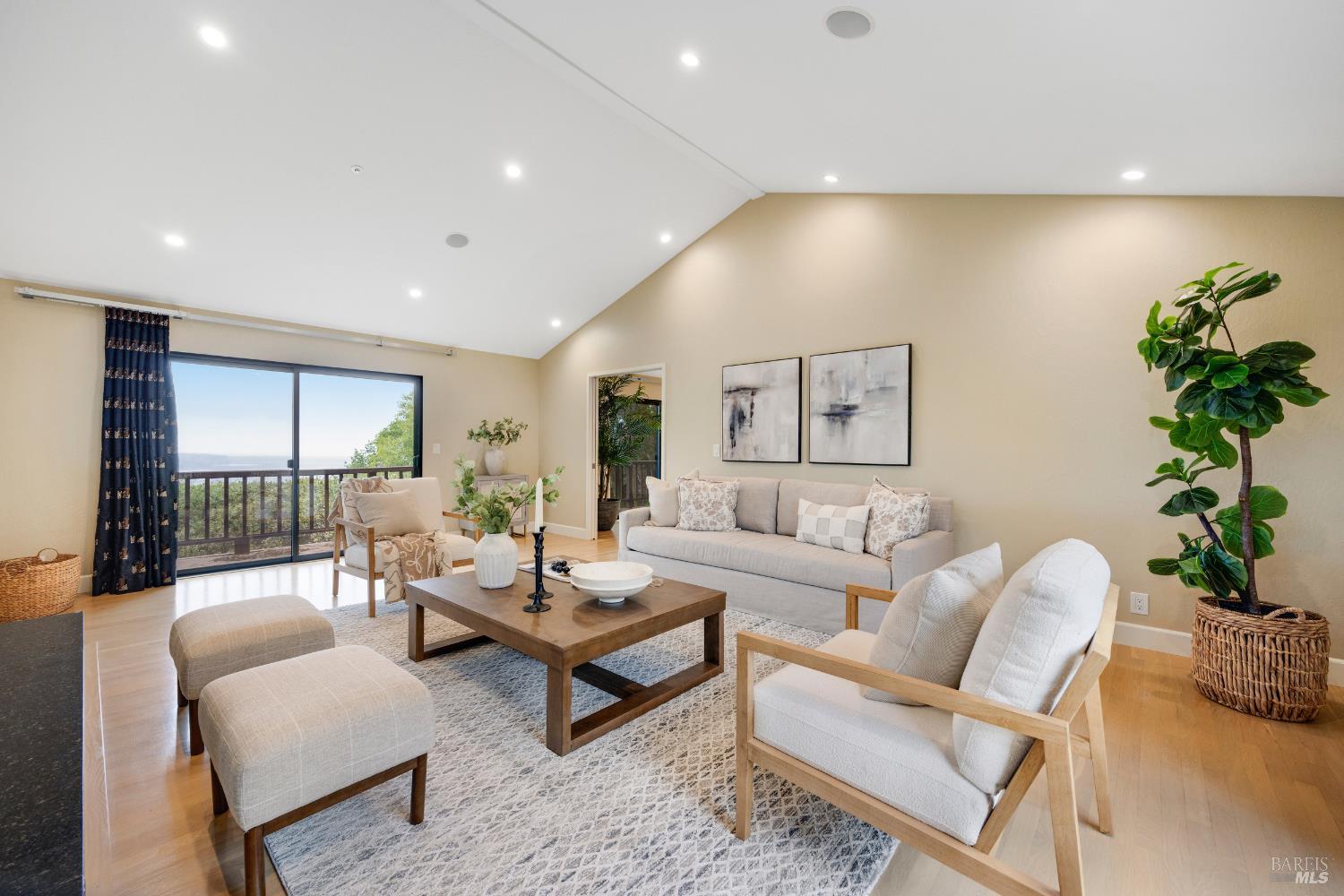 101 Garner Drive Novato, CA 94947 - Photo 10 of 34 a living room with furniture and a potted plant