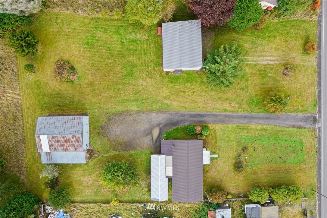 253 Stowell Road Salkum, WA 98582 - Photo 3 of 31 an aerial view of a house with a yard