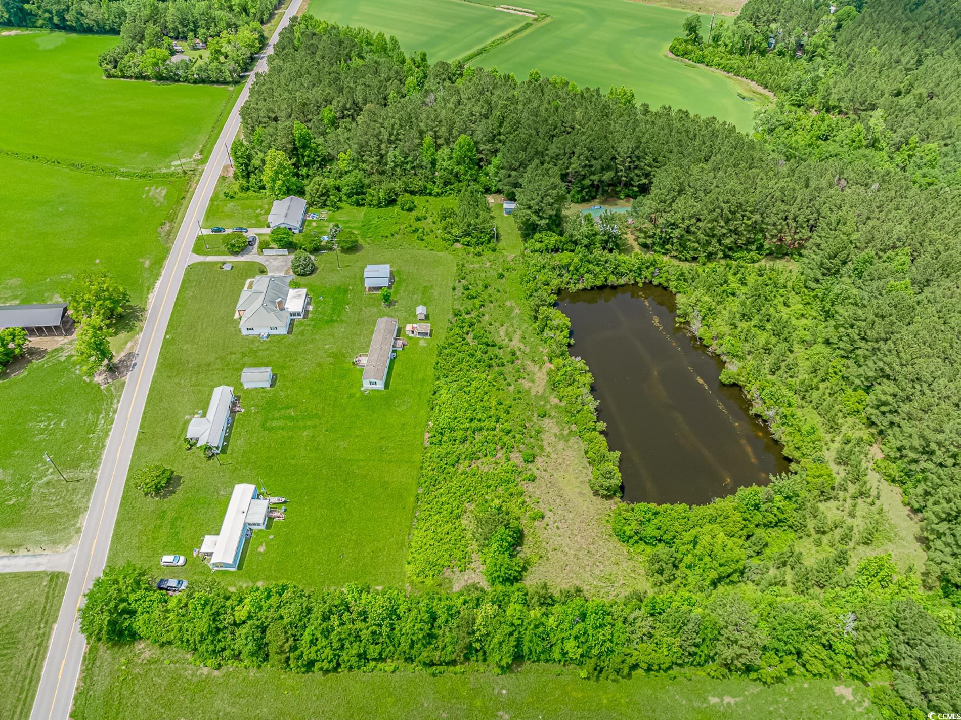 2829 Highway 129 Galivants Ferry, SC 29544 - Photo 38 of 40 Drone / aerial view of a nearby body of water