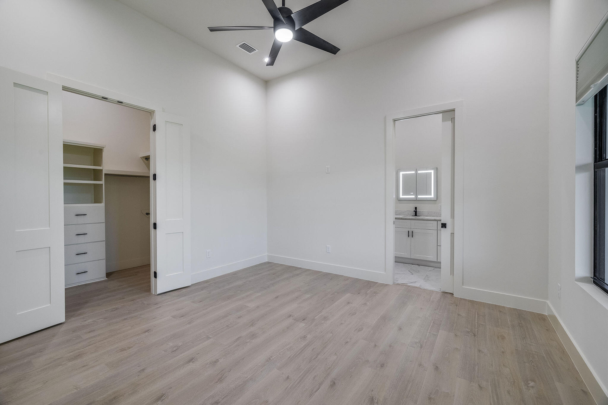 32 Delbert Lane, Unit B Santa Rosa Beach, FL 32459 - Photo 5 of 13 wooden floor in an empty room