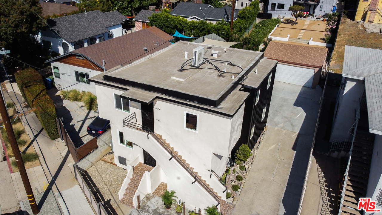 626 Silver Boulevard Los Angeles, CA 90026 - Photo 2 of 24 an aerial view of residential houses with outdoor space