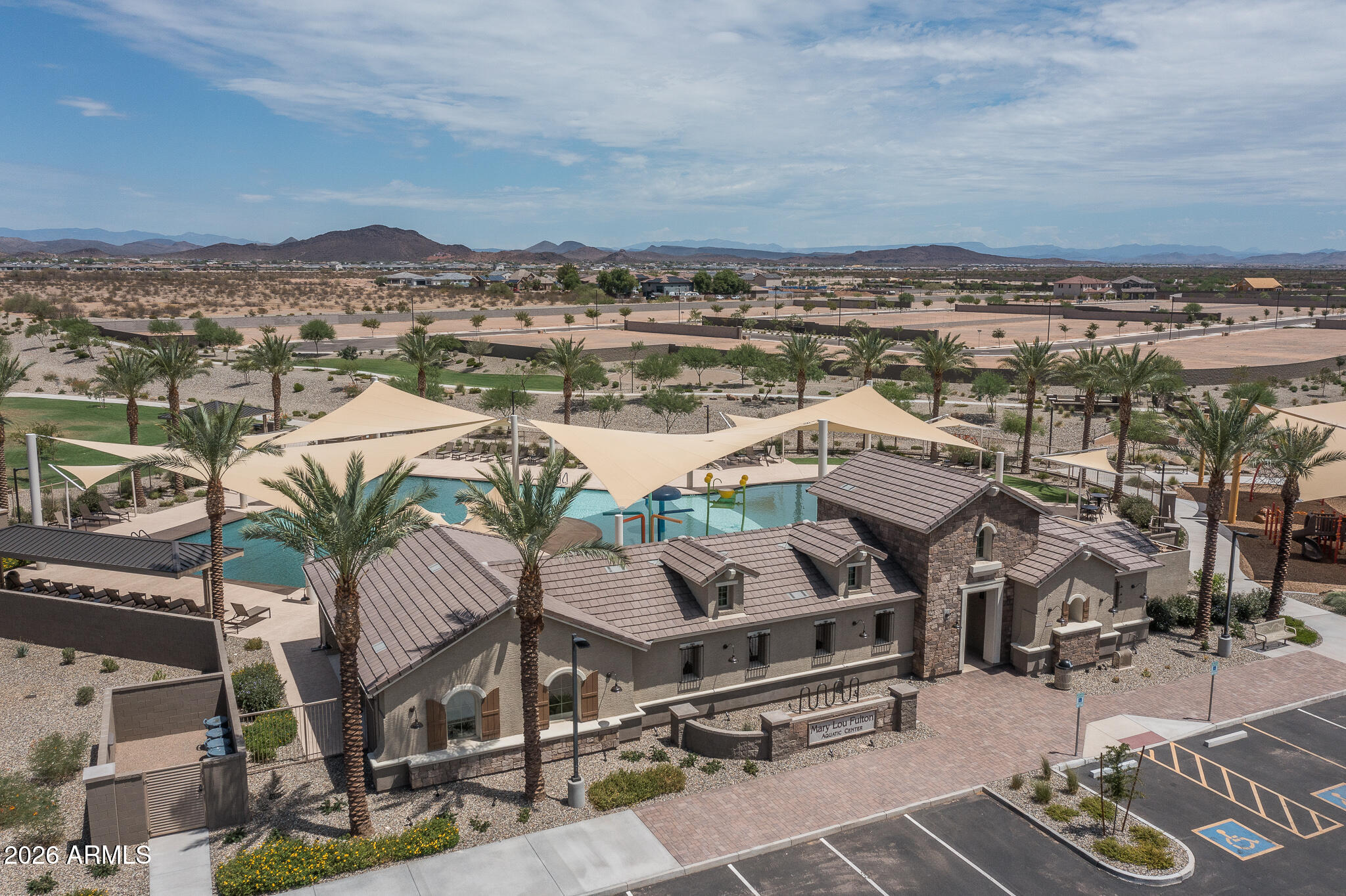 15767 West Sand Hills Road Surprise, AZ 85387 - Photo 23 of 45 an aerial view of a house with a city view