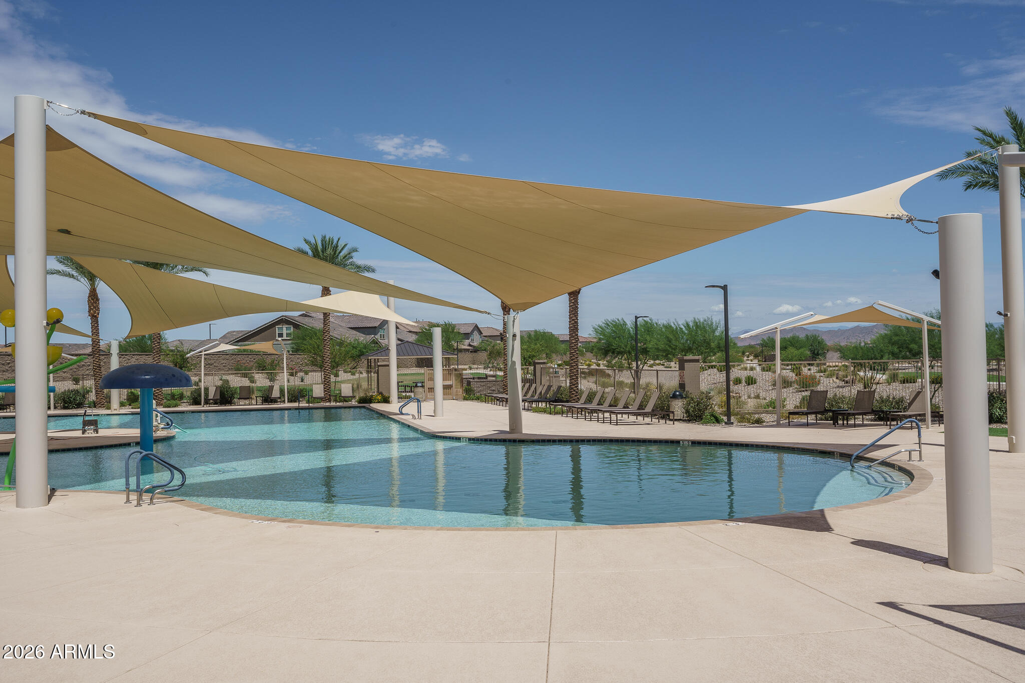 15767 West Sand Hills Road Surprise, AZ 85387 - Photo 25 of 45 a view of a house with a swimming pool