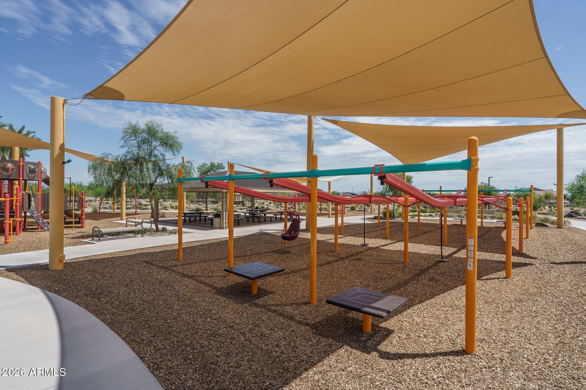 15767 West Sand Hills Road Surprise, AZ 85387 - Photo 37 of 45 a view of a swimming pool with a patio