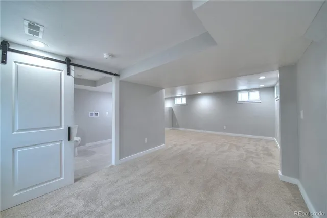 a view of an empty room