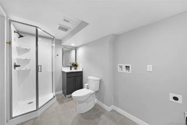 a view of a storage room