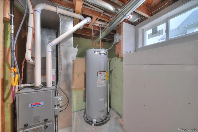 a view of backyard with green space