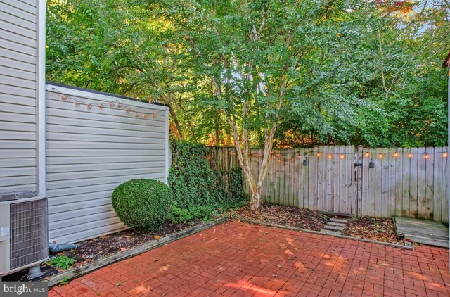 a backyard of a house