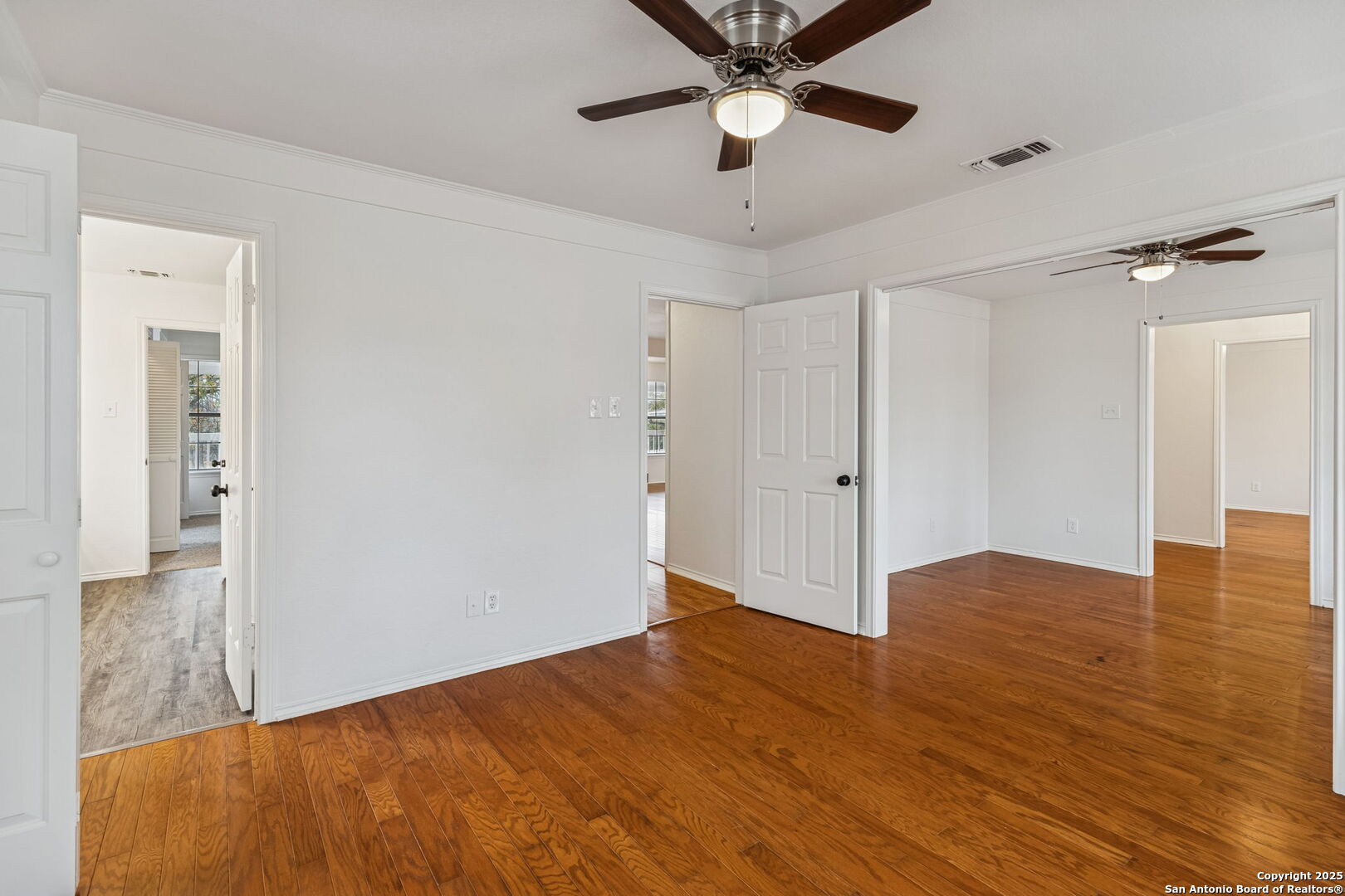 247 Center Point Drive East Center Point, TX 78010 - Photo 43 of 87 a view of an empty room with a ceiling fan