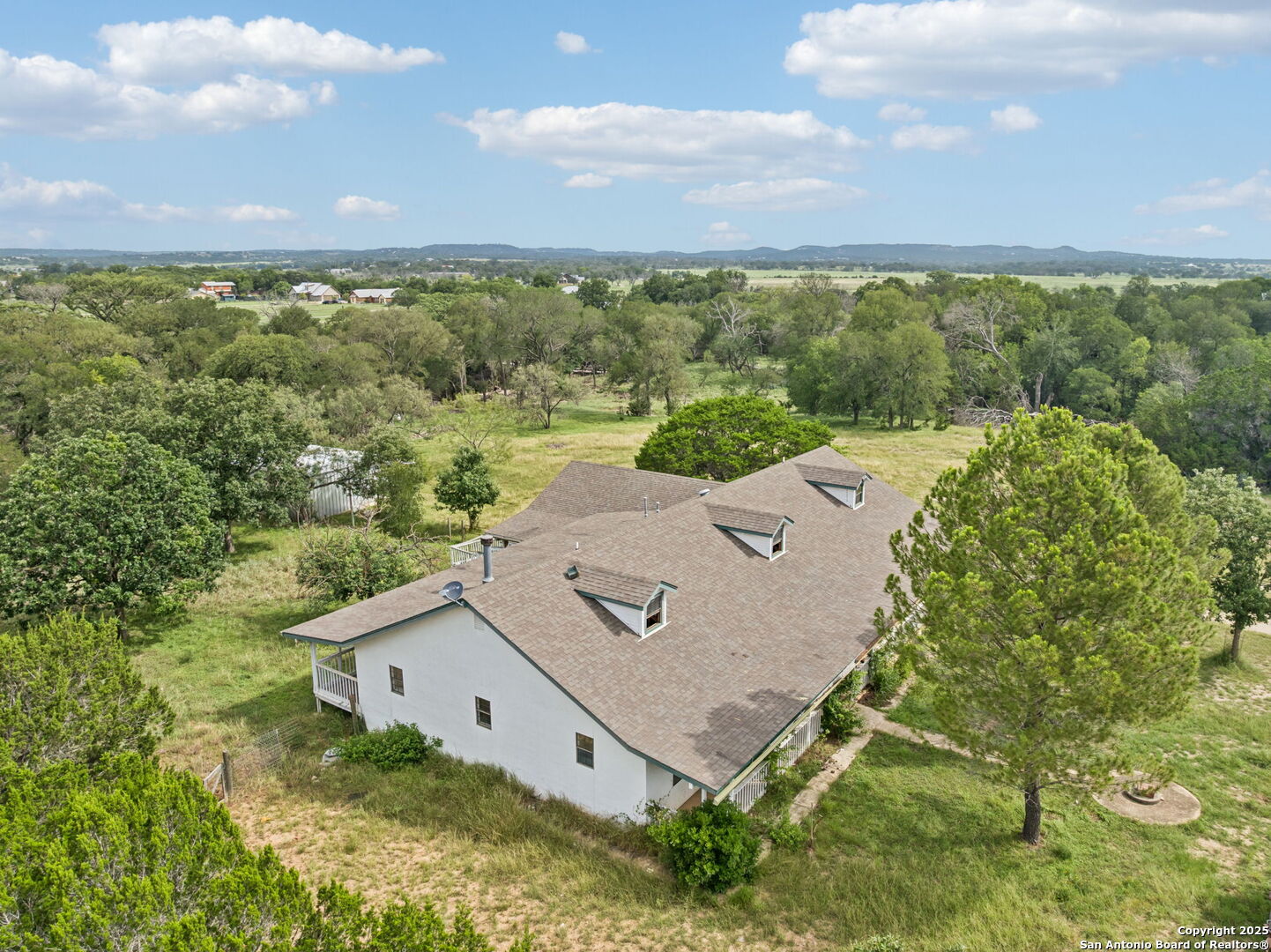 247 Center Point Drive East Center Point, TX 78010 - Photo 5 of 87 an aerial view of a house