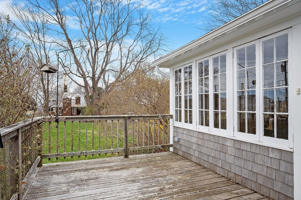 38 Plover Hill Road Ipswich, MA 01938 - Photo 24 of 42 a view of a balcony with a garden