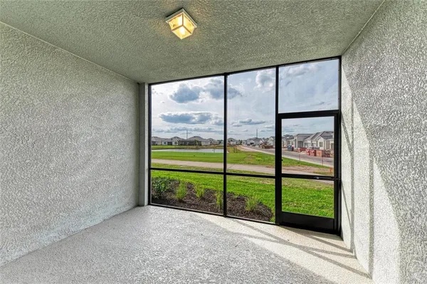 a view of a window in a room