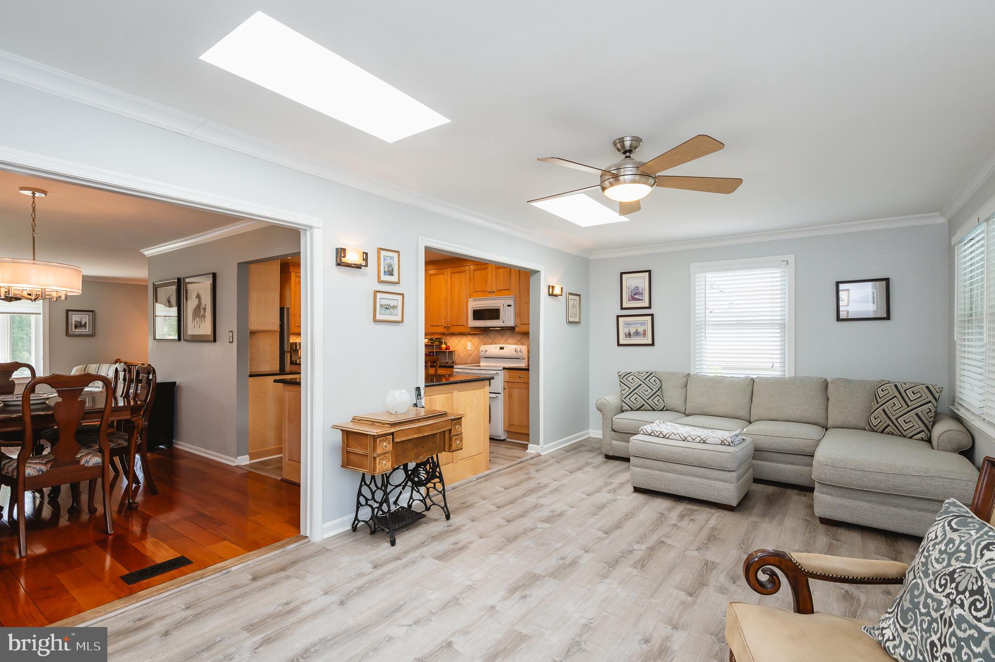 3 Crestview Garth Rosedale, MD 21237 - Photo 25 of 68 Skylights make this room bright and cheerful