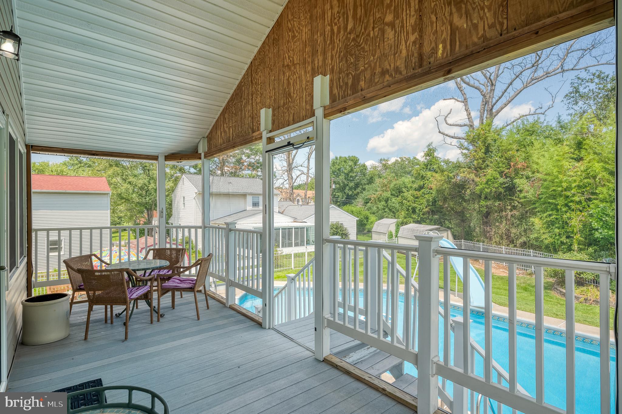 3 Crestview Garth Rosedale, MD 21237 - Photo 53 of 68 Overlooking the wonderful built in pool