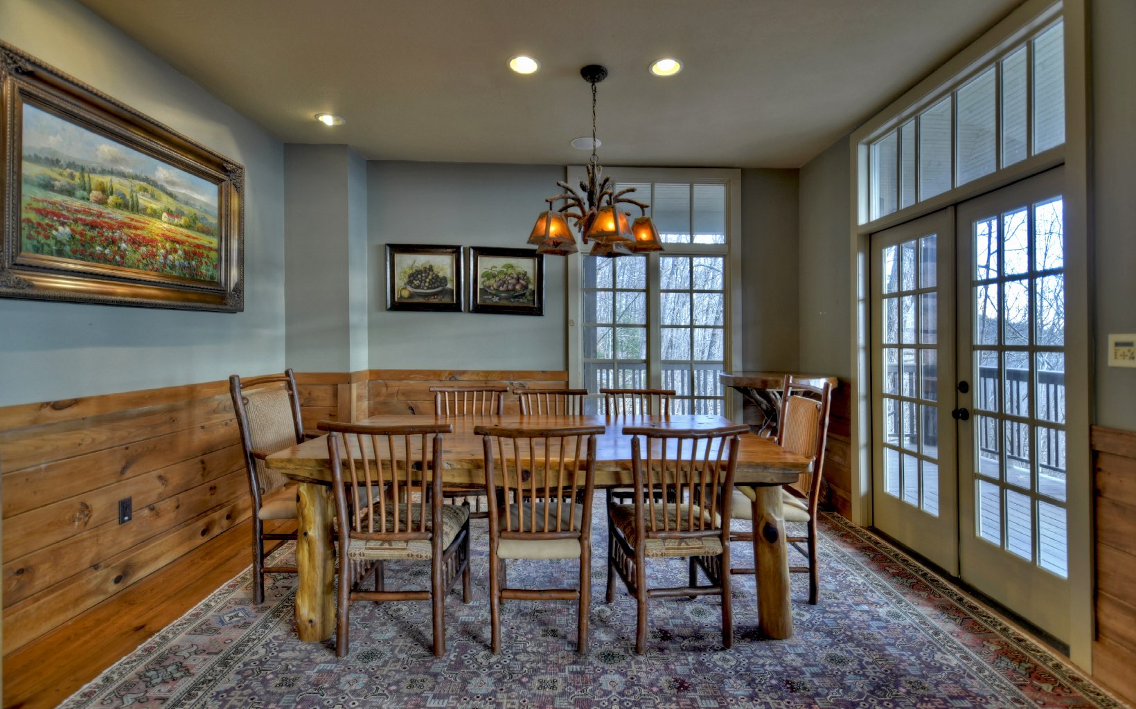 773 Heards Ridge Morganton, GA 30560 - Photo 20 of 54 a view of a dining room with furniture window and wooden floor