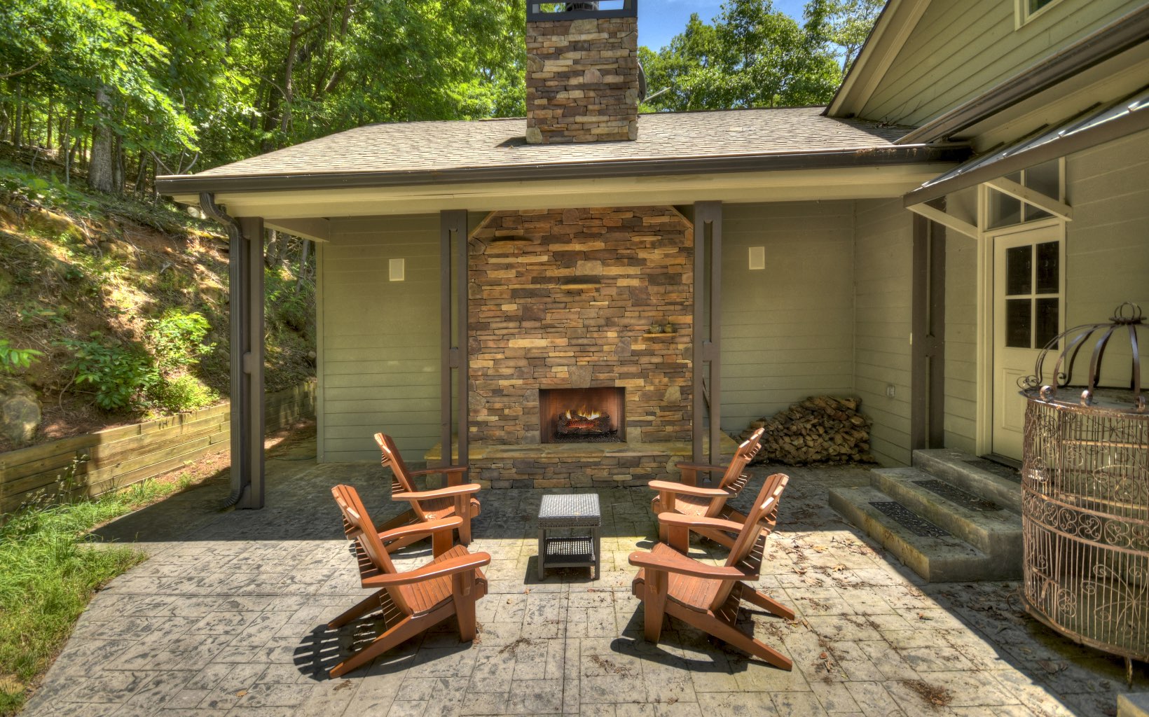 773 Heards Ridge Morganton, GA 30560 - Photo 29 of 54 a front view of a house with outdoor seating