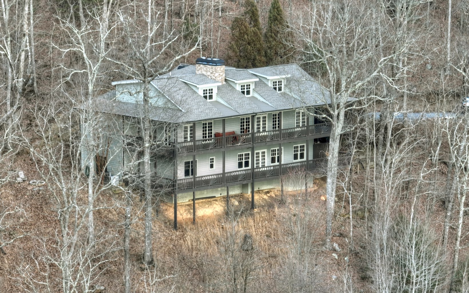 773 Heards Ridge Morganton, GA 30560 - Photo 49 of 54 a view of a lake with a building in the background