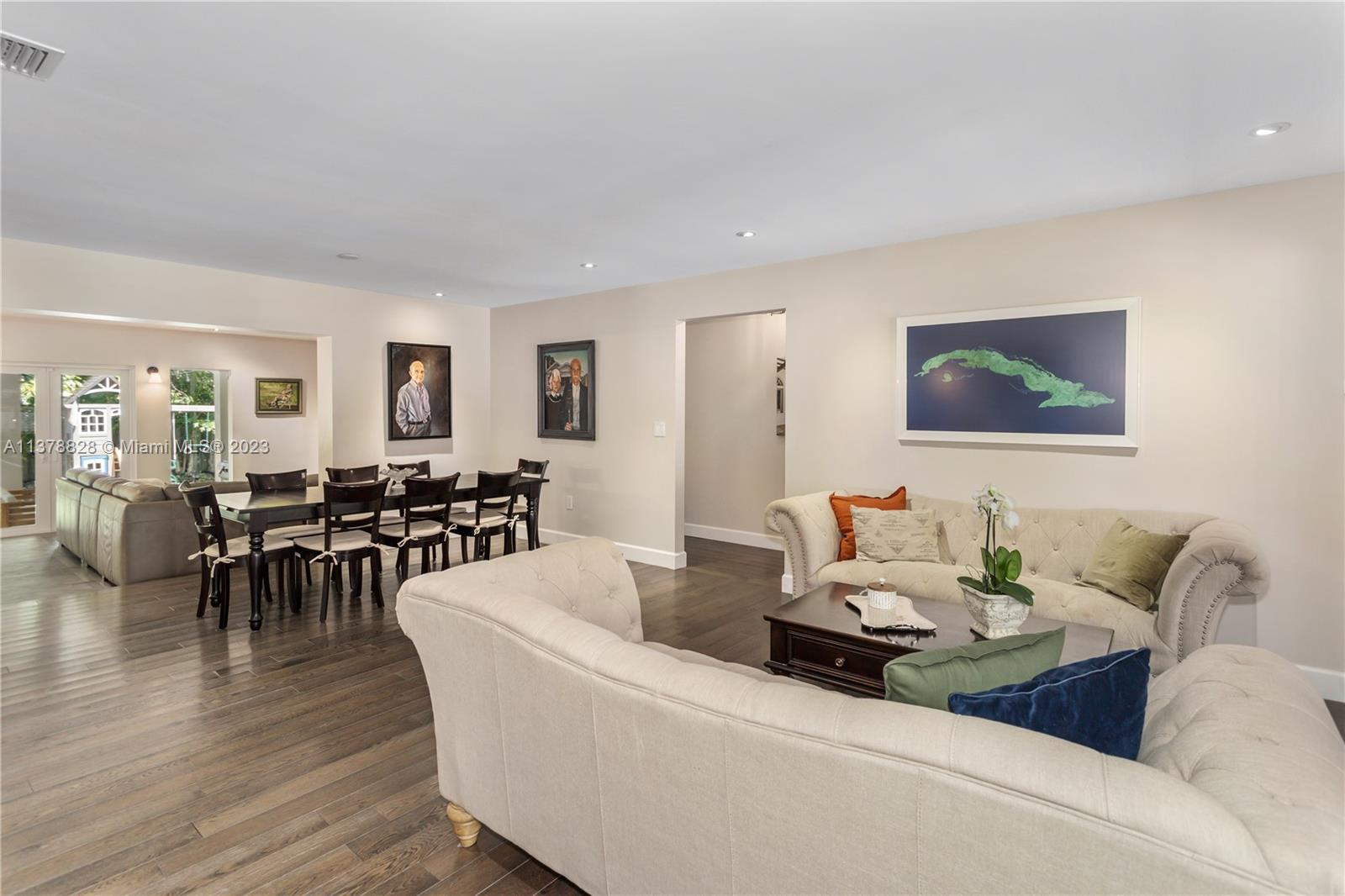3371 Southwest 21st Street Miami, FL 33145 - Photo 5 of 23 a living room with furniture and wooden floor