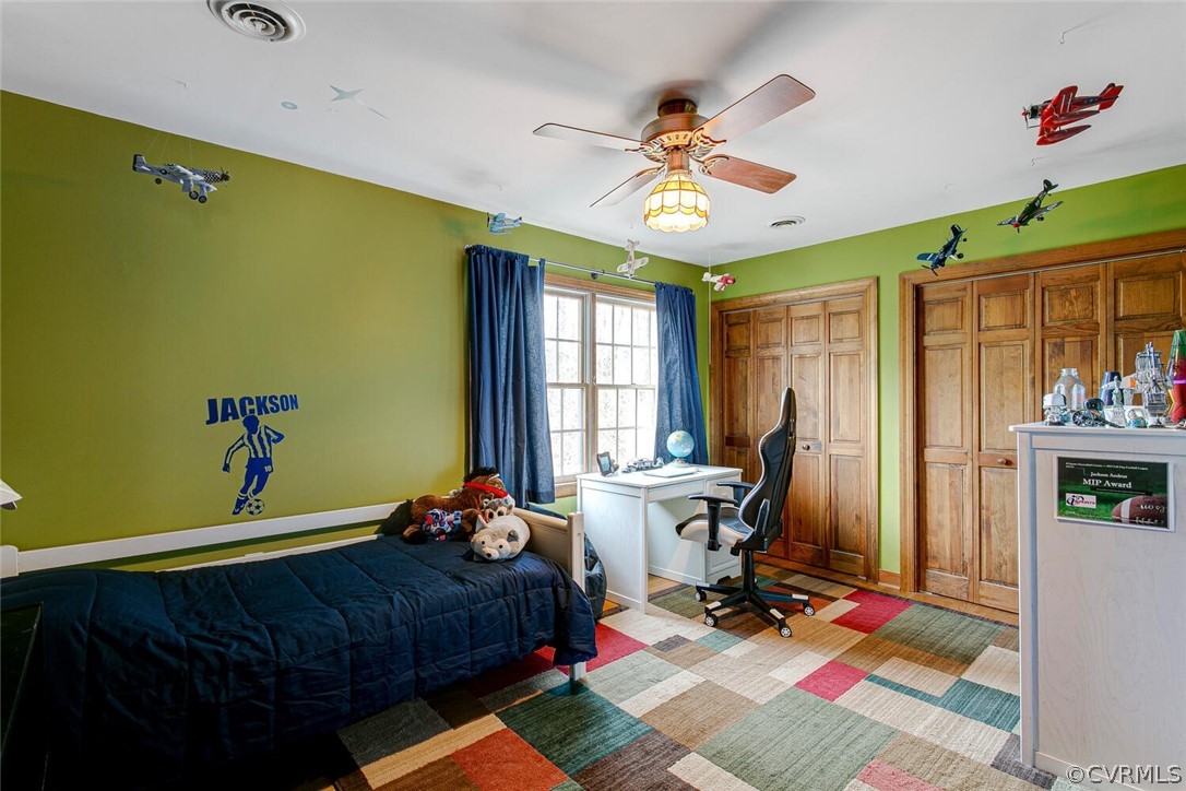 1811 Capeway Road Powhatan, VA 23139 - Photo 31 of 48 Bedroom #2 offers Hardwood Floors, Two Sets of Dou