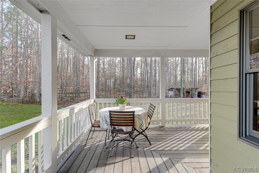 1811 Capeway Road Powhatan, VA 23139 - Photo 7 of 48 Plenty of Room for Eating on this Great Porch