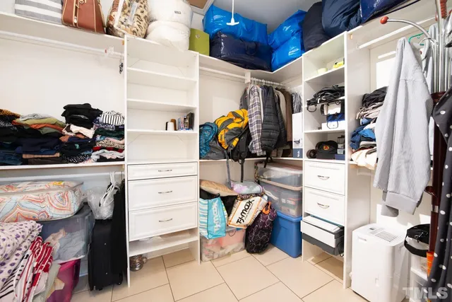 a view of walk in closet