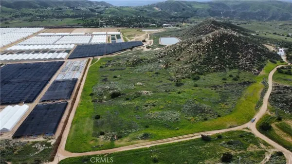 a view of a lake from a yard