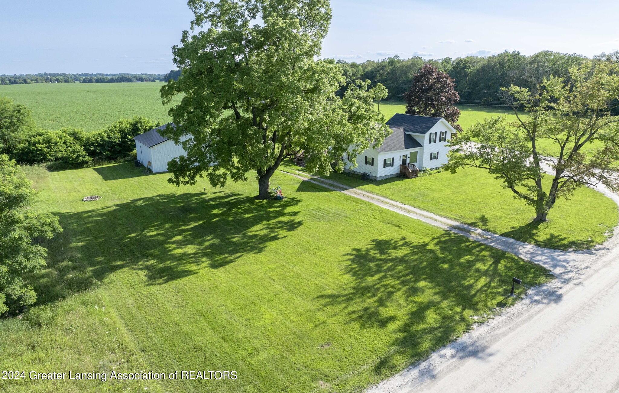 9885 Peck Lake Road Lowell, MI 49331 - Photo 39 of 56 Drone Shot